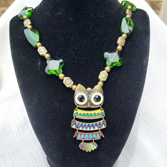 Vintage Owl necklace - Picture 1 of 7
